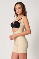 TEN DesBerries 2834 Göğsü Açık Fermuarlı Tül Popo Boy Lazer Korse