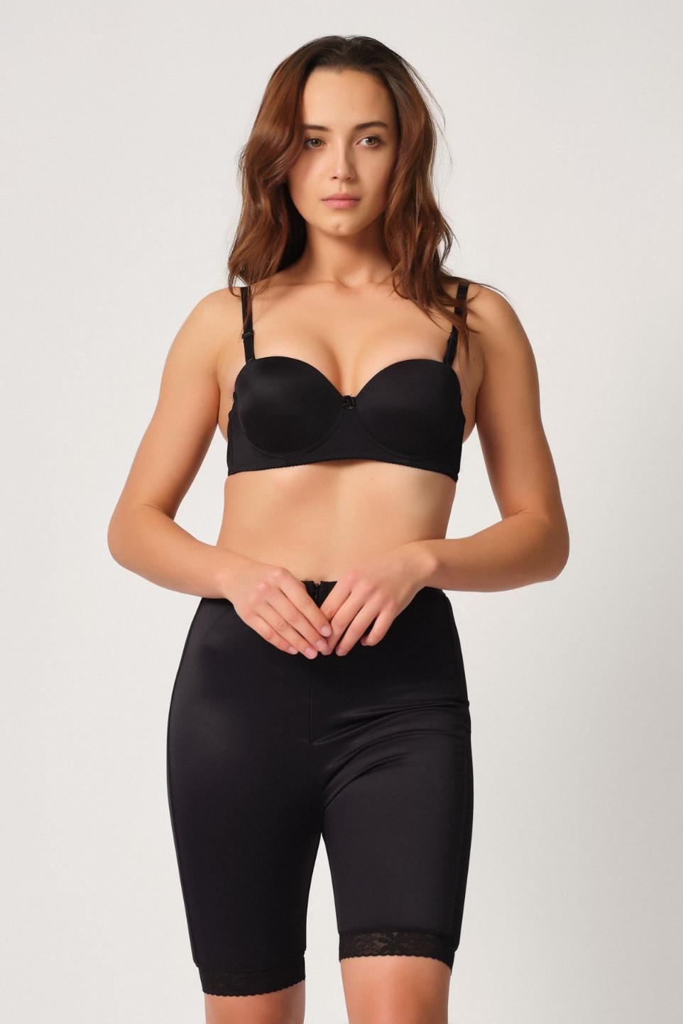 SİYAH DesBerries 2838 Basen ve Popo Büyütücü Ferumarlı Paçalı Pop Up