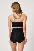 SİYAH DesBerries 2842 Lazer Dantelli Slip Korse