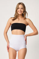 BEYAZ DesBerries 2842 Lazer Dantelli Slip Korse