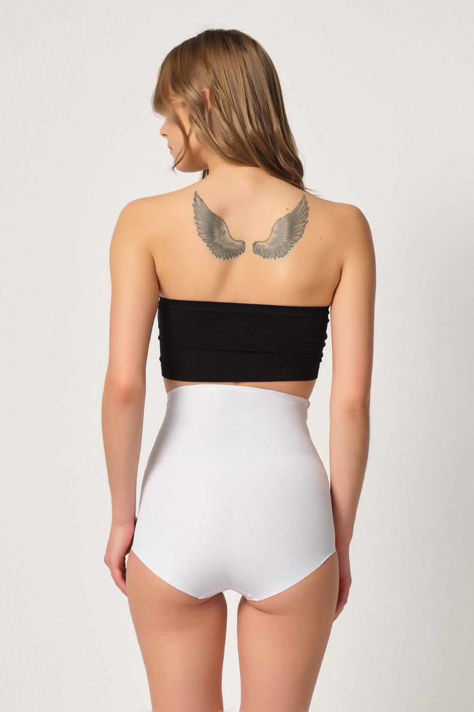 BEYAZ DesBerries 2842 Lazer Dantelli Slip Korse