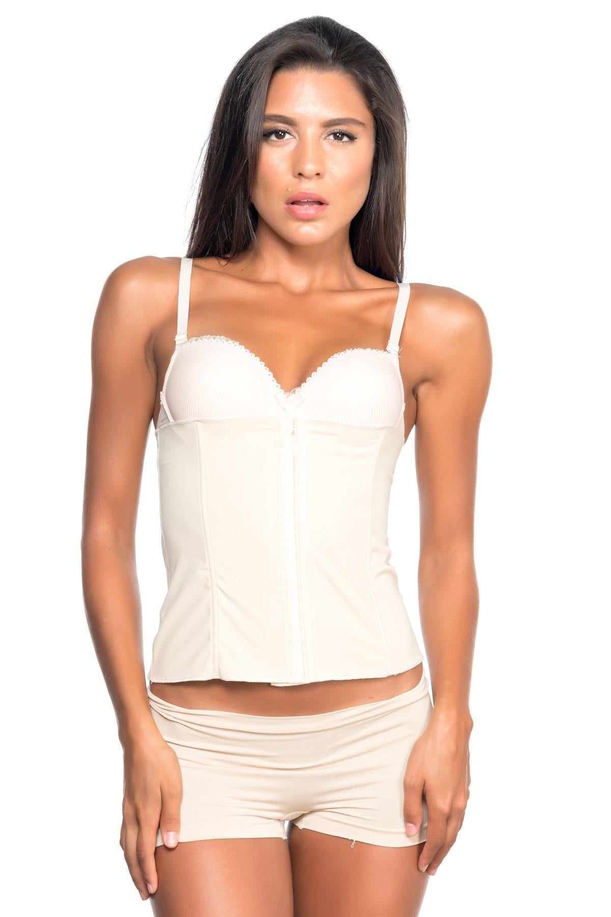 TEN DesBerries 2865 Agraflı Balen Destekli Lazer Bel Korse