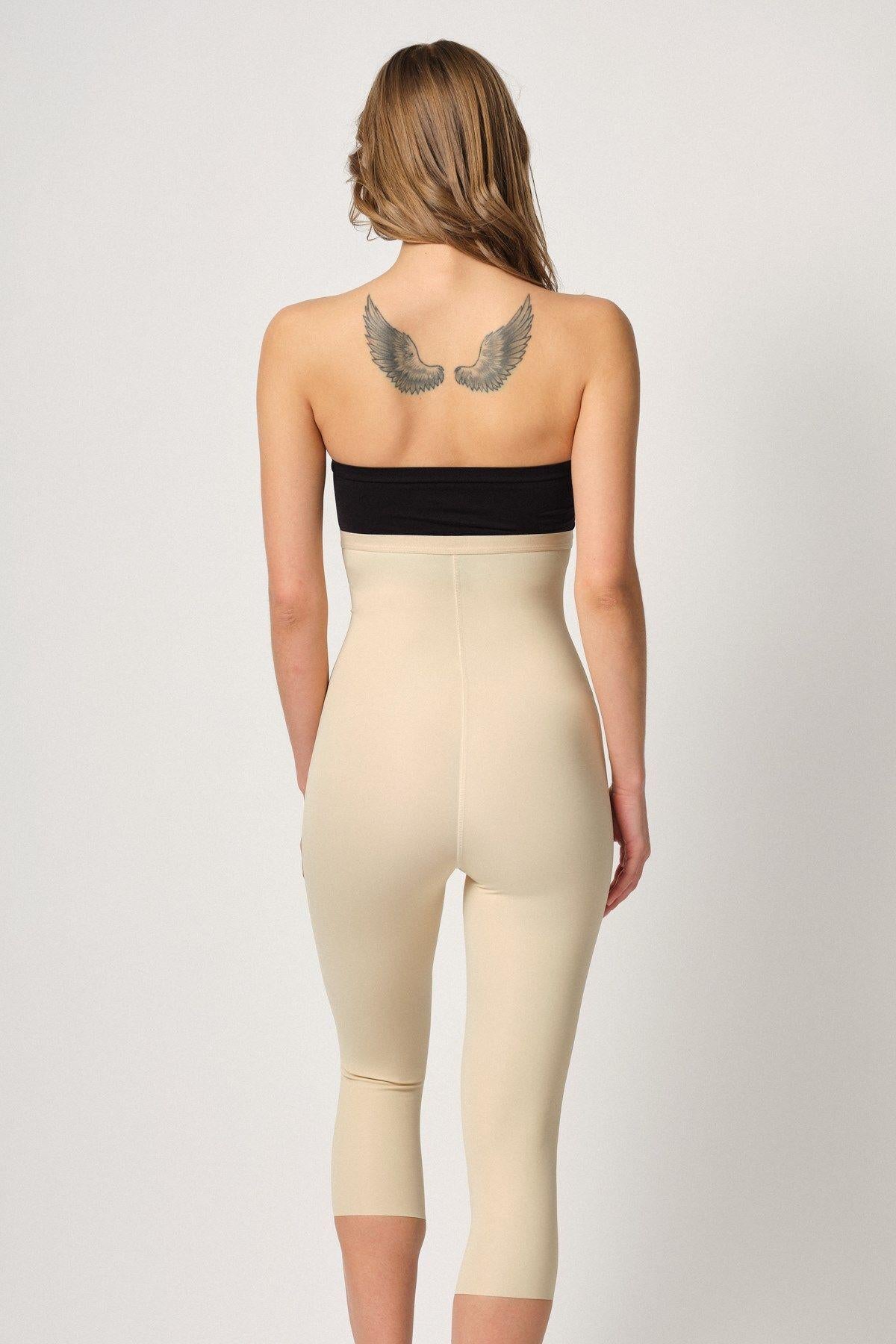 TEN DesBerries 2868 Fermuarlı Kapri Tayt Lazer Korse