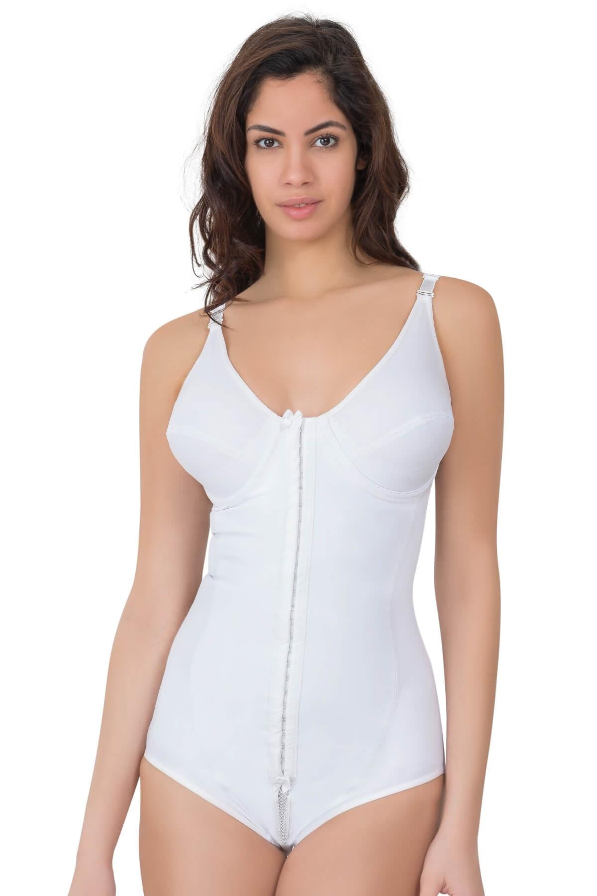 BEYAZ DesBerries 2871 Balenli Agraflı Toparlayıcı Boy Korse