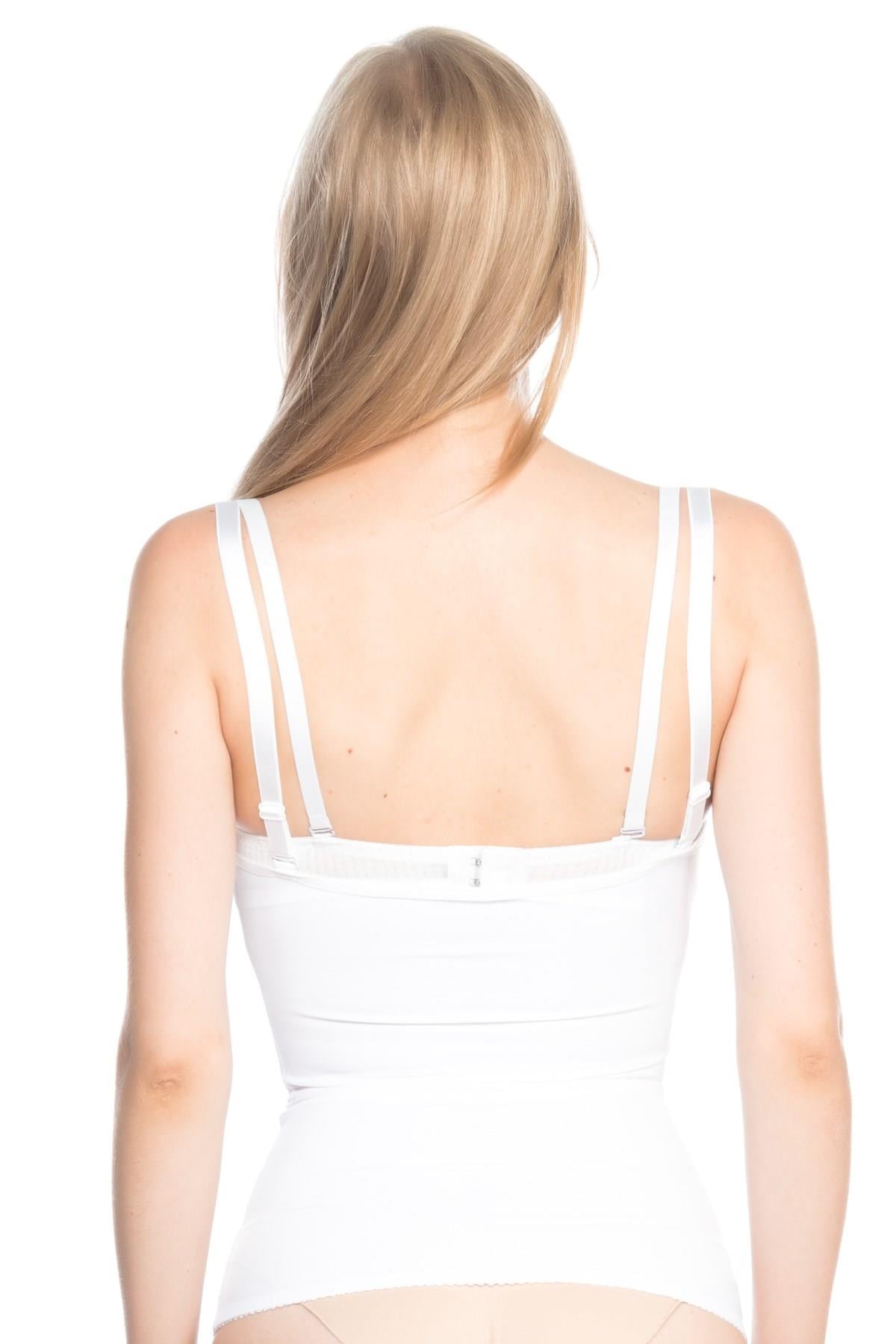 BEYAZ DesBerries 2875 Göğüs Altı Bel Ve Basen Toparlayıcı Korse