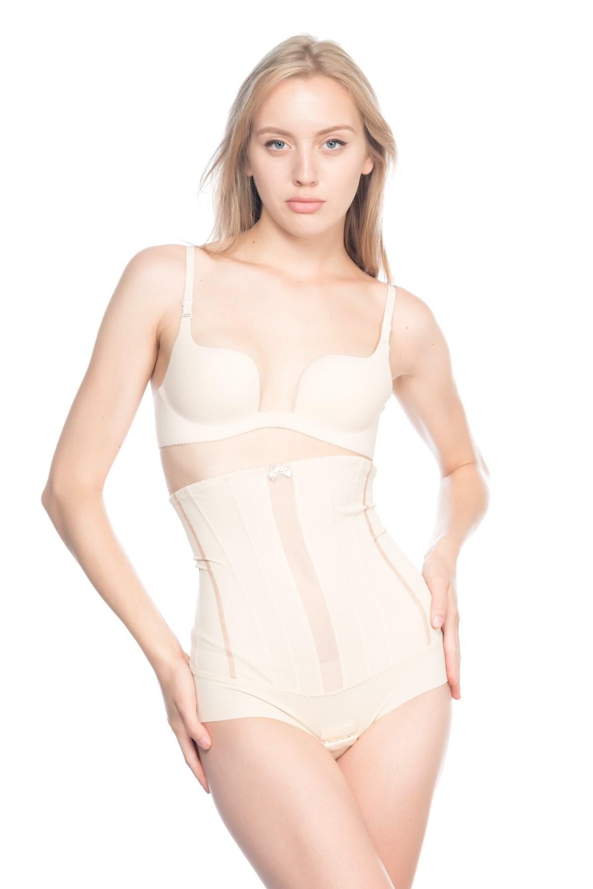 TEN DesBerries 2886 Yüksek Bel Tül Slip Lazer Korse