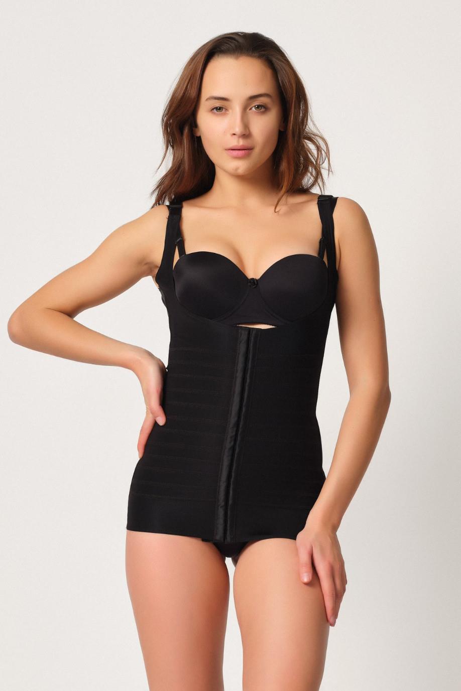 SİYAH DesBerries 2916 Karyoka Destekli Agraflı Atlet Korse