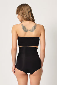 SİYAH DesBerries 2920 Yüksek Bel Karın Desteklı Slip Lazer Korse