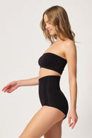 SİYAH DesBerries 2920 Yüksek Bel Karın Desteklı Slip Lazer Korse