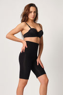 SİYAH DesBerries 2923 Yüksek Bel Karyokalı Paçalı Lazer Korse