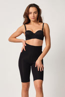 SİYAH DesBerries 2923 Yüksek Bel Karyokalı Paçalı Lazer Korse