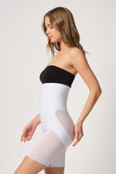 BEYAZ DesBerries 2929 Double Tül Paçalı Lazer Korse