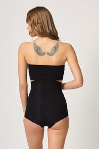 SİYAH DesBerries 2931 Karın Balen Destekli Slip Lazer Korse