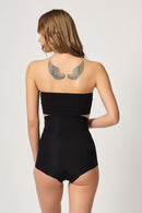 SİYAH DesBerries 2931 Karın Balen Destekli Slip Lazer Korse