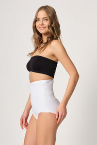 BEYAZ DesBerries 2931 Karın Balen Destekli Slip Lazer Korse
