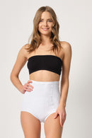 BEYAZ DesBerries 2931 Karın Balen Destekli Slip Lazer Korse