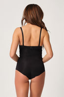 SİYAH DesBerries 2932 Double Karın Agraf Destekli Slip Lazer Korse