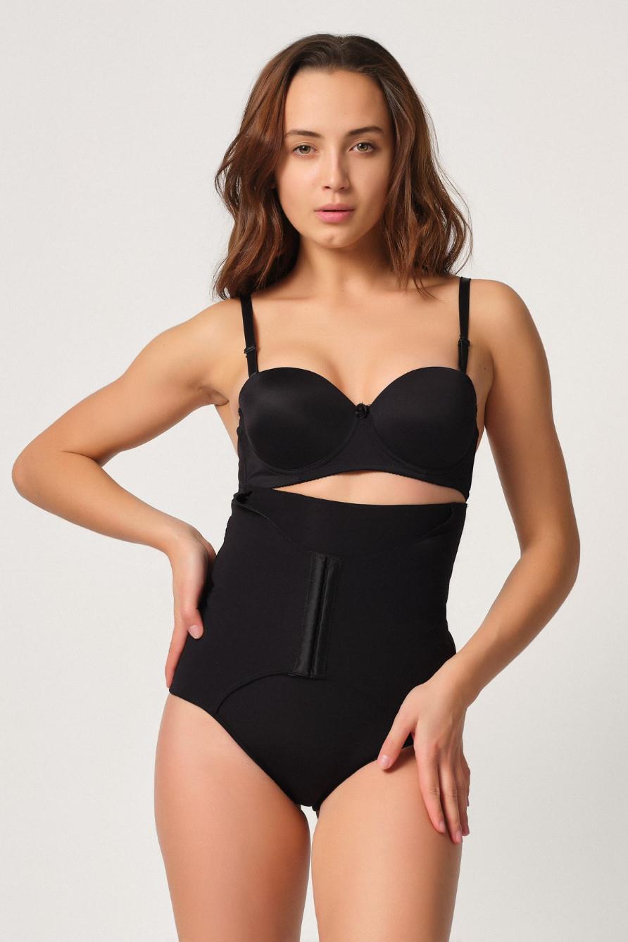 SİYAH DesBerries 2932 Double Karın Agraf Destekli Slip Lazer Korse