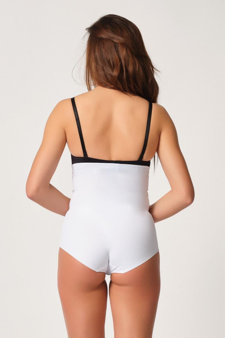 BEYAZ DesBerries 2932 Double Karın Agraf Destekli Slip Lazer Korse