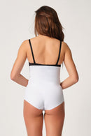 BEYAZ DesBerries 2932 Double Karın Agraf Destekli Slip Lazer Korse