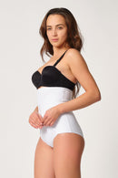 BEYAZ DesBerries 2932 Double Karın Agraf Destekli Slip Lazer Korse