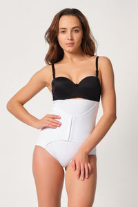 BEYAZ DesBerries 2932 Double Karın Agraf Destekli Slip Lazer Korse