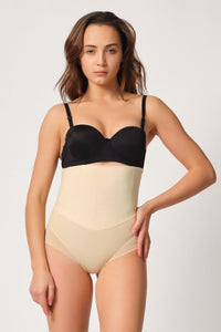 TEN DesBerries 2945 Tül Karyokalı Slip Lazer Korse