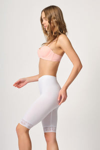 BEYAZ DesBerries 3004 Soft Uzun Paça Dantel Boxer