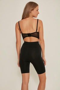 SİYAH DesBerries 3005 Soft Uzun Paçalı Boxer Korse