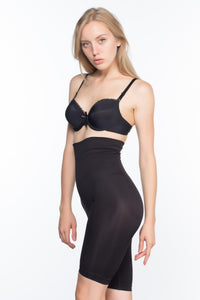 SİYAH DesBerries 3200 Pantolon Altı Soft Double Boxer Korse