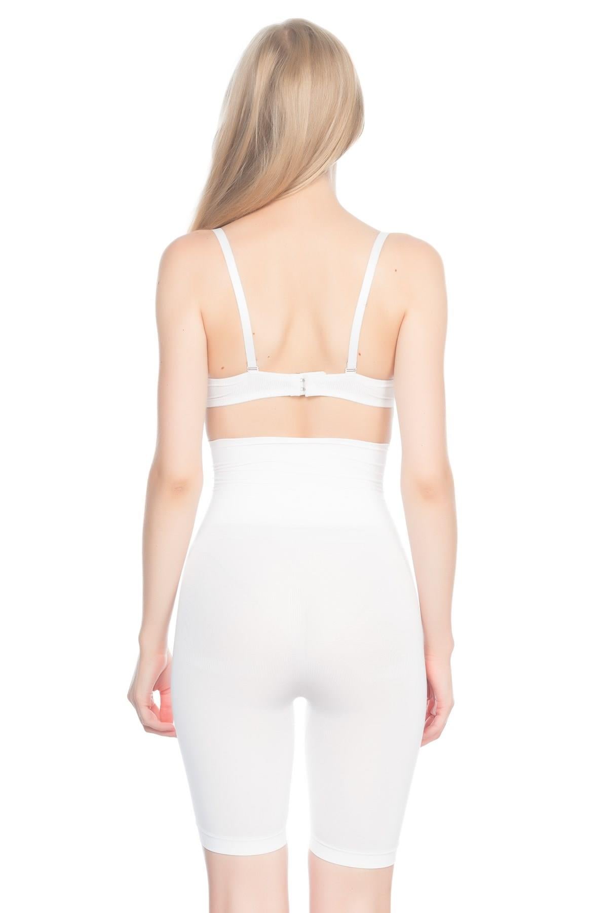 BEYAZ 3200 Pantolon Altı Soft Double Boxer Korse