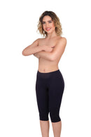 SİYAH DesBerries 3856 Soft Kapri Tayt