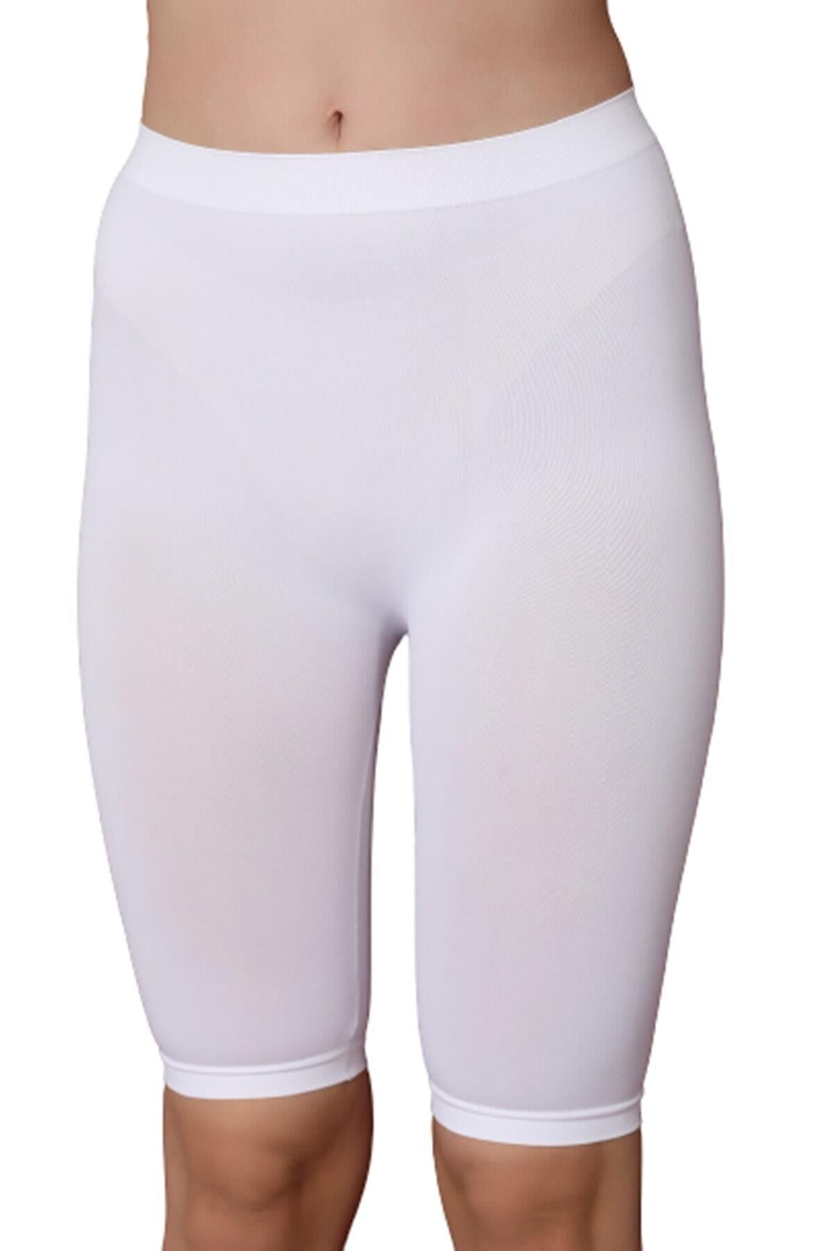 BEYAZ DesBerries 3856 Soft Kapri Tayt