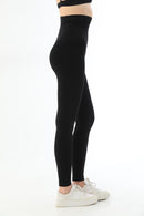 SİYAH 3904 Göğüs Altı Yüksek Bel Toparlayıcı Tayt