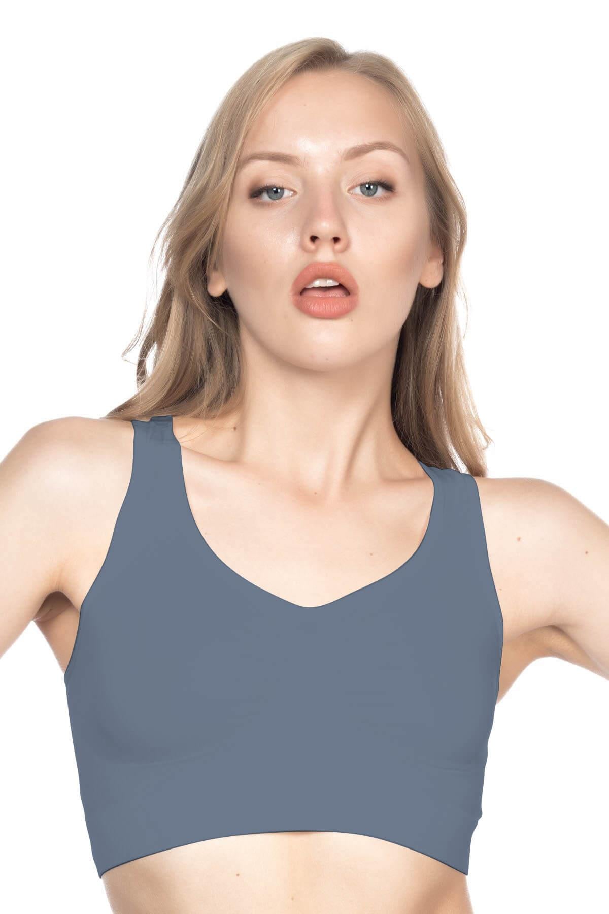 ANTRASİT DesBerries 4001 Soft Sporcu Büstiyer