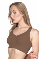 KAHVE 4001 Soft Sporcu Büstiyer