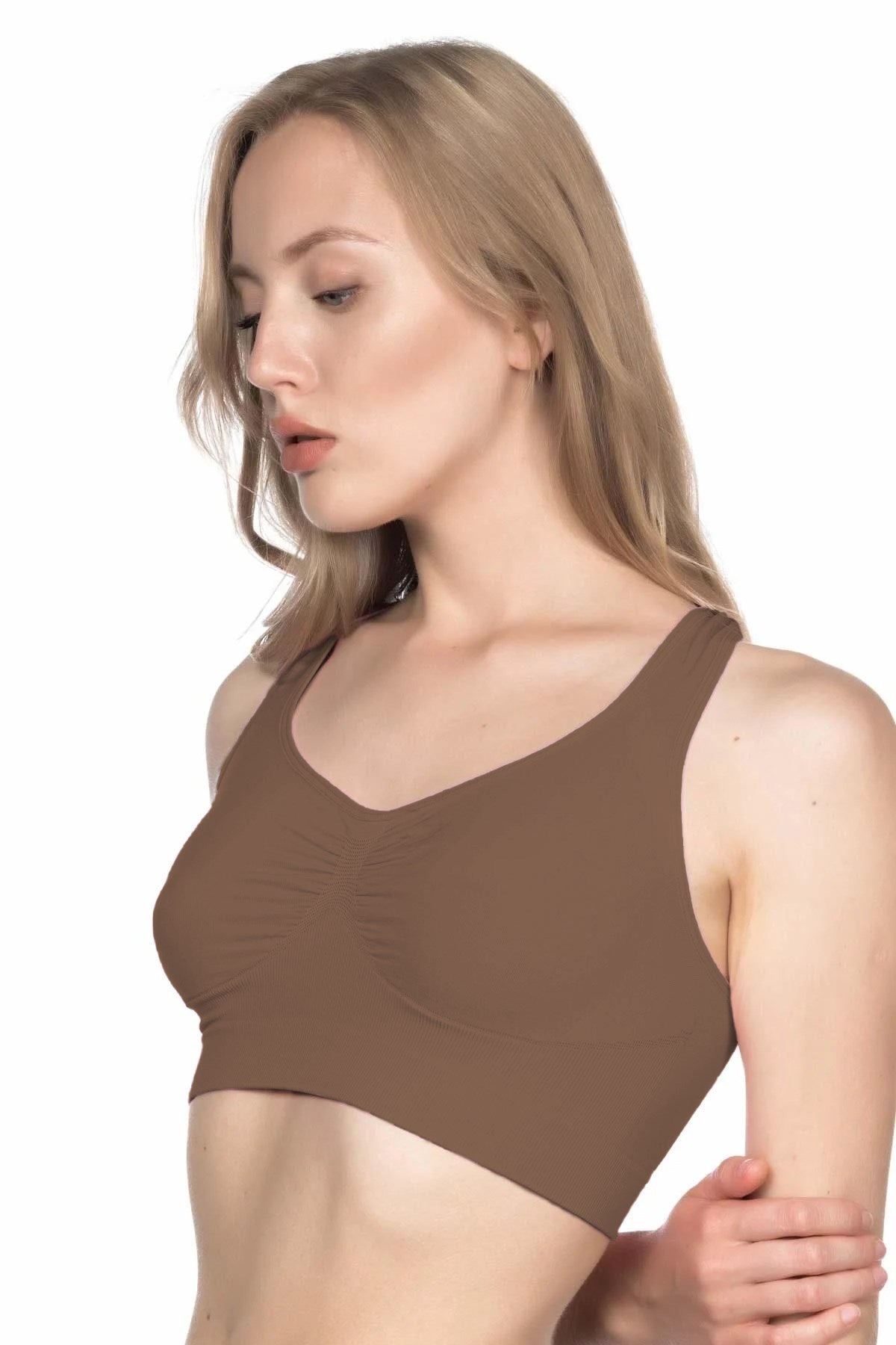 KAHVE 4001 Soft Sporcu Büstiyer