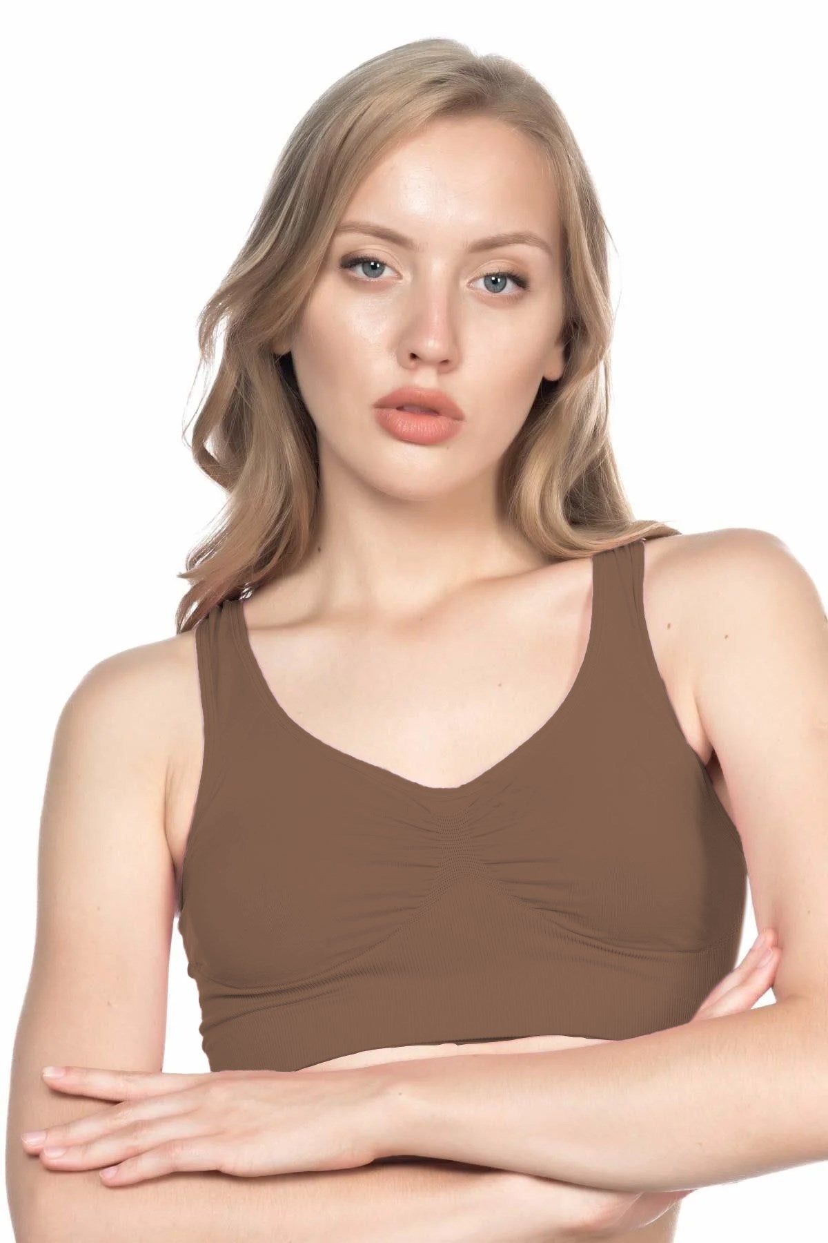 KAHVE 4001 Soft Sporcu Büstiyer