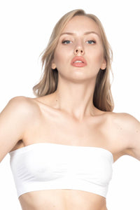 BEYAZ DesBerries 4002 Soft Straplez Büstiyer