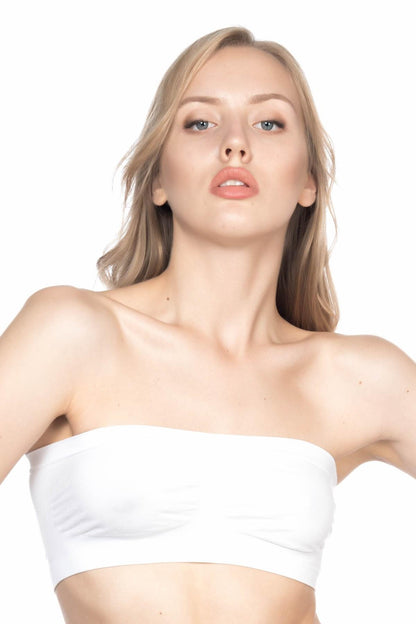 BEYAZ DesBerries 4002 Soft Straplez Büstiyer