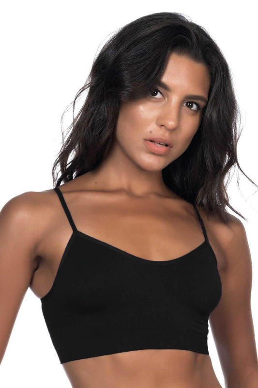 SİYAH DesBerries 4003 Soft İp Askı Büstiyer