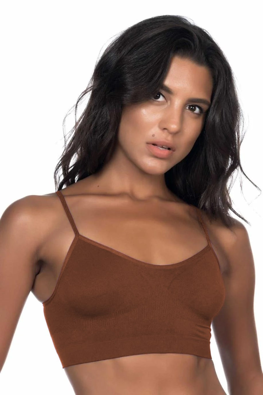 KAHVE DesBerries 4003 Soft İp Askı Büstiyer