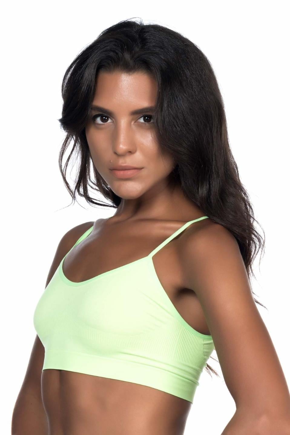 YEŞİL DesBerries 4003 Soft İp Askı Büstiyer