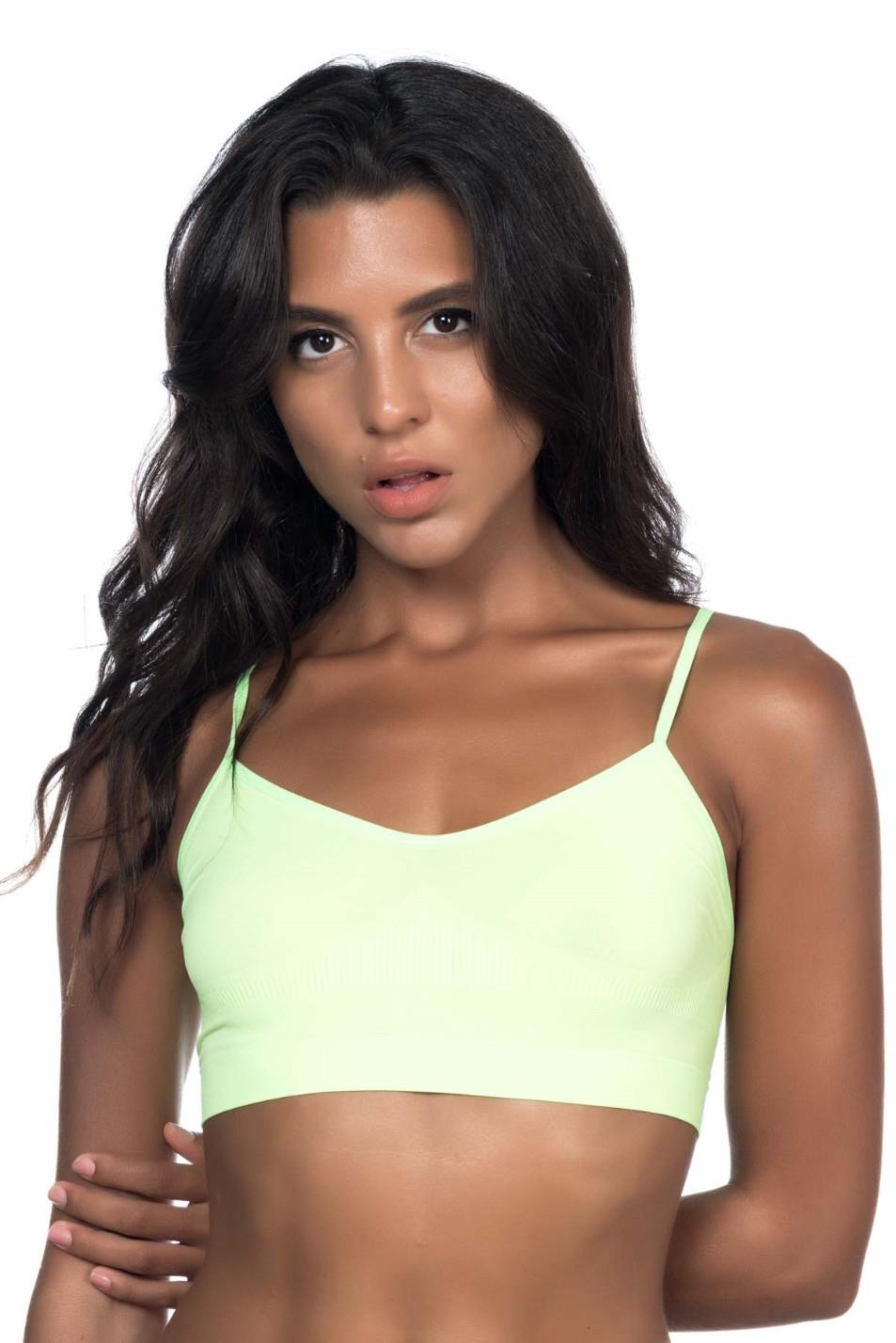 YEŞİL DesBerries 4003 Soft İp Askı Büstiyer