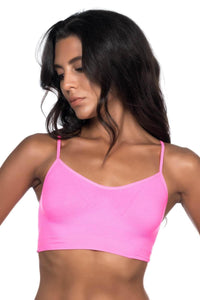 NEON FUŞYA DesBerries 4003 Soft İp Askı Büstiyer