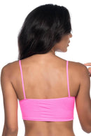 NEON FUŞYA DesBerries 4003 Soft İp Askı Büstiyer