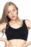 SİYAH DesBerries 4005 Soft Kalın Askı Büstiyer
