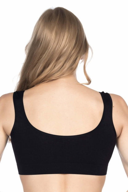 SİYAH DesBerries 4005 Soft Kalın Askı Büstiyer