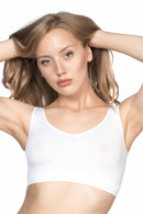 BEYAZ DesBerries 4005 Soft Kalın Askı Büstiyer