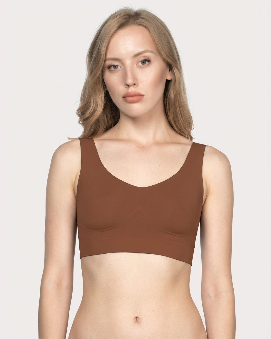 KAHVE 4005 Soft Kalın Askı Büstiyer